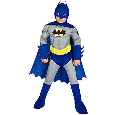 amscan (PKT) (9908381) Costume da Batman per bambini (6-8 anni) amscan (PKT) (9908381) Costume da Batman per bambini (6-8 anni)