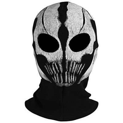 Innturt INN Fabric Ghost Mask Balaclava Skull Hood White Innturt INN Fabric Ghost Mask Balaclava Skull Hood White