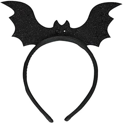 amscan Fascia per capelli da pipistrello per bambini, stile gotico, per Halloween, ragazzi e ragazze amscan Fascia per capelli da pipistrello per bambini, stile gotico, per Halloween, ragazzi e ragazze