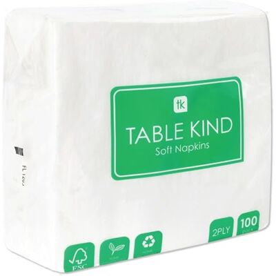 Talking Tables Table Kind 100 Tovaglioli di Carta Bianchi Morbidi Confezione Maxi 33cm 2 Veli Monouso Compostabili Riciclabili Sostenibili Feste Catering Bar Scuole Prodotti nell'UE Talking Tables Table Kind 100 Tovaglioli di Carta Bianchi Morbidi Confezione Maxi 33cm 2 Veli Monouso Compostabili Riciclabili Sostenibili Feste Catering Bar Scuole Prodotti nell'UE
