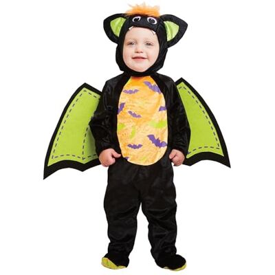 amscan (CC Hood (PKT) (PDBBAT) Costume da pipistrello Iddy Biddy Bat (3-6 m) amscan (CC Hood (PKT) (PDBBAT) Costume da pipistrello Iddy Biddy Bat (3-6 m)