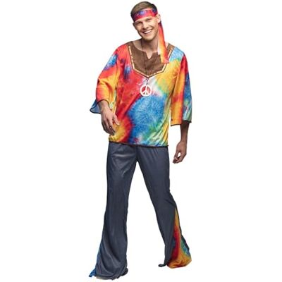 Costume Hippie Boland - Abbigliamento Retro degli Anni '70 per Uomini - Taglia 50-52 Costume Hippie Boland - Abbigliamento Retro degli Anni '70 per Uomini - Taglia 50-52