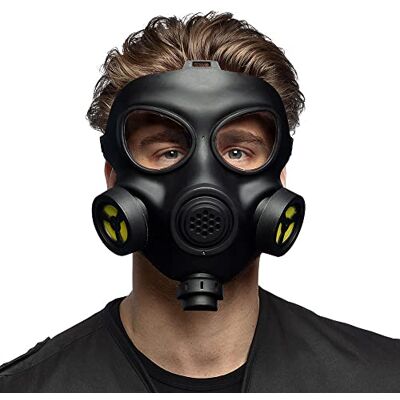 Boland Maschera antigas, di Halloween, Accessorio per costumi di Carnevale, Maschera horror, Accessori Boland Maschera antigas, di Halloween, Accessorio per costumi di Carnevale, Maschera horror, Accessori