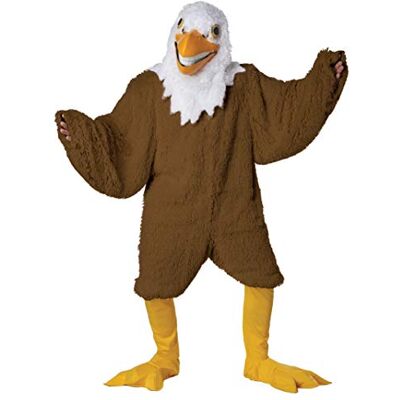 California Costumes Costume da mascotte con mandibola mobile, colore: marrone/bianco, taglia unica California Costumes Costume da mascotte con mandibola mobile, colore: marrone/bianco, taglia unica