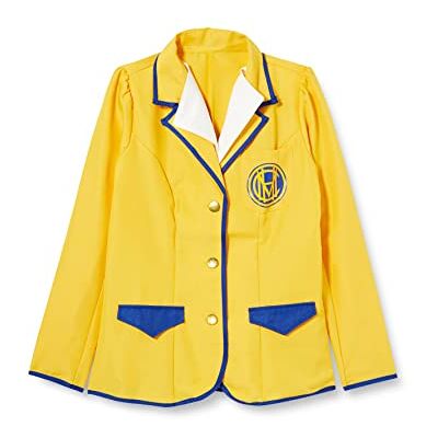 amscan – Costume da donna con cappottino giallo, taglia 56-58, colore: giallo/bianco amscan – Costume da donna con cappottino giallo, taglia 56-58, colore: giallo/bianco