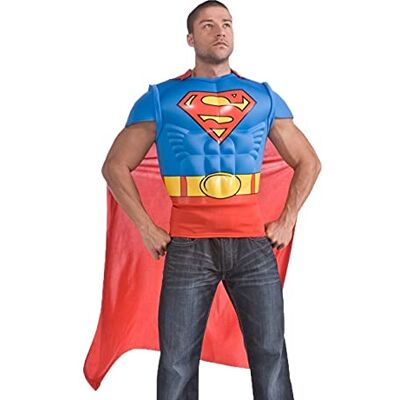 Rubie's Superman Costume con mantello, rosso/blu., taglia unica Rubie's Superman Costume con mantello, rosso/blu., taglia unica