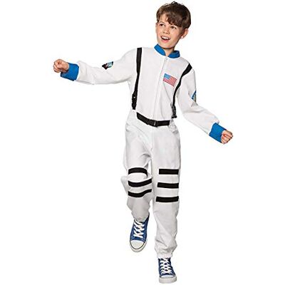 Boland Costume per bambini astronauta, diverse misure, tuta, spaziale, spazio, travestimento, carnevale, festa a tema Boland Costume per bambini astronauta, diverse misure, tuta, spaziale, spazio, travestimento, carnevale, festa a tema