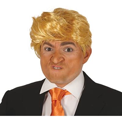 FIESTAS GUIRCA Guirca Parrucca Donald John Trump Biondo Arancione FIESTAS GUIRCA Guirca Parrucca Donald John Trump Biondo Arancione