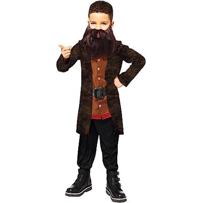 amscan Costume da bambino Hagrid, Harry Potter, mago, carnevale, motto, festa in maschera amscan Costume da bambino Hagrid, Harry Potter, mago, carnevale, motto, festa in maschera