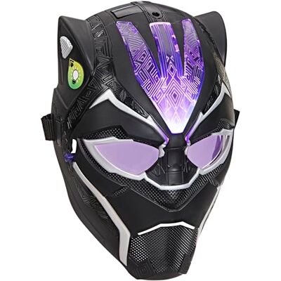 Hasbro Marvel Avengers, maschera Vibranium con effetti speciali di Black Panther, giocattolo per roleplay elettronico Hasbro Marvel Avengers, maschera Vibranium con effetti speciali di Black Panther, giocattolo per roleplay elettronico