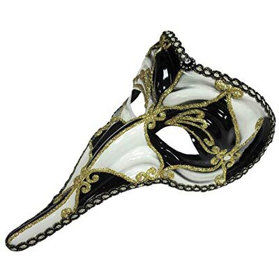 Bristol Novelty Maschera da Loki, Nera o Bianca, Confezione da 1, da Uomo, Taglia Unica Halloween Bristol Novelty Maschera da Loki, Nera o Bianca, Confezione da 1, da Uomo, Taglia Unica Halloween