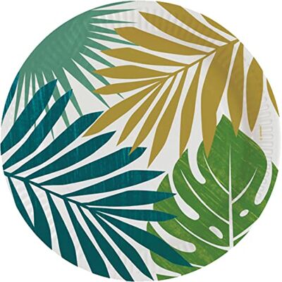 amscan 8 piatti ecologici * key west * per compleanno o festa solo materiali naturali Palme hawaiane per il compleanno dei bambini piatti di carta decorativi amscan 8 piatti ecologici * key west * per compleanno o festa solo materiali naturali Palme hawaiane per il compleanno dei bambini piatti di carta decorativi