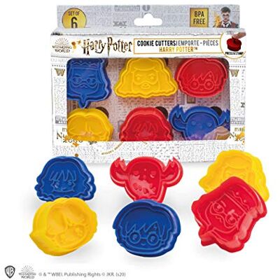 Cinereplicas Harry Potter Taglierine per biscotti Licenza ufficiale Cinereplicas Harry Potter Taglierine per biscotti Licenza ufficiale
