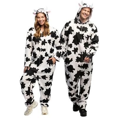 Boland Costume da mucca, da animale, tuta in peluche, di Carnevale per feste a tema Boland Costume da mucca, da animale, tuta in peluche, di Carnevale per feste a tema