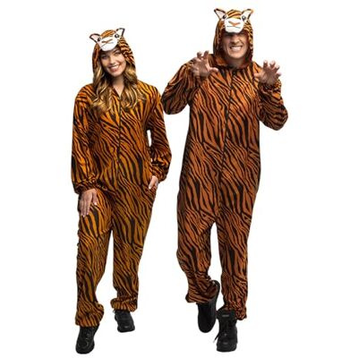 Boland Costume da tigre, da animale, tuta in peluche, di Carnevale per feste a tema, felino selvatico Boland Costume da tigre, da animale, tuta in peluche, di Carnevale per feste a tema, felino selvatico