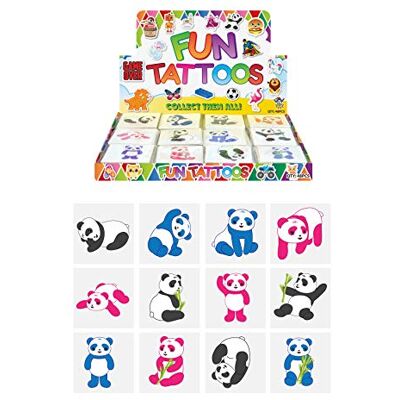 HENBRANDT 24 tatuaggi temporanei per bambini, ideali per feste di compleanno HENBRANDT 24 tatuaggi temporanei per bambini, ideali per feste di compleanno