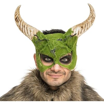 Chaks Maschera muschio, maschera per adulti, accessori per costumi da festa horror per Halloween, carnevale e feste a tema Chaks Maschera muschio, maschera per adulti, accessori per costumi da festa horror per Halloween, carnevale e feste a tema