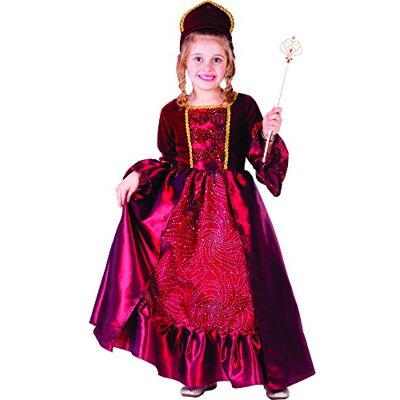 Dress Up America Abito da Ballo Belle Amaranto per Bambina – Costume da Principessa per Neonate e Ragazze, Vestito Reale Elegante per Feste e Halloween Dress Up America Abito da Ballo Belle Amaranto per Bambina – Costume da Principessa per Neonate e Ragazze, Vestito Reale Elegante per Feste e Halloween