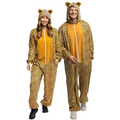 Boland Costume da leopardo, da animale, tuta in peluche, da leopardo, di Carnevale da gatto selvatico per feste a tema Boland Costume da leopardo, da animale, tuta in peluche, da leopardo, di Carnevale da gatto selvatico per feste a tema
