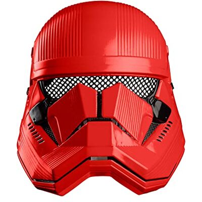 Rubie's , Maschera Ufficiale Disney Star Wars EP 9, Red Stormtrooper Half Face per Adulto, Taglia Unica Rubie's , Maschera Ufficiale Disney Star Wars EP 9, Red Stormtrooper Half Face per Adulto, Taglia Unica