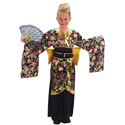 Bristol Novelty Ragazze Giapponese Rosso Fuoco Geisha Intorno al Mondo Costume Travestimento 4-12 Anni 7-9 Years Halloween Bristol Novelty Ragazze Giapponese Rosso Fuoco Geisha Intorno al Mondo Costume Travestimento 4-12 Anni 7-9 Years Halloween