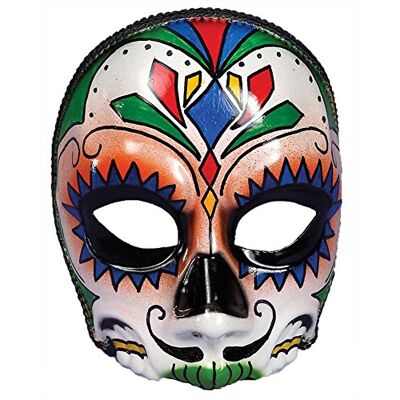 Rubie's Rubies Generique Mezza Maschera Teschio Dia de Los murtos per Adulto Rubie's Rubies Generique Mezza Maschera Teschio Dia de Los murtos per Adulto