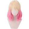 CHALKSEA Parrucca Cosplay Angels of Death Catherine Ward Cathy Parrucca, Gold Pink Mix Short Parrucca,Con Rete Per Parrucca Gratuita, Halloween Costume Cosplay, Per Festa Carnevale Natale