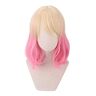 REYHS Anime Wig Catherine Ward Cathy Cosplay Wig for Angels of Death,Short Blonde Pink Wig,Costume Halloween Wig,For Halloween,Costume Party, Anime Show, Cosplay Event, Concerts, Daily wig
