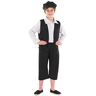 Fun Shack Costume Scolaretto Vittoriano Bambino, Costume Spazzacamino Bambino, Vestito Spazzacamino Bambino, Vestito Contadino Bambino, Costume Contadino Bambino M