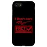Funny quote :fun fact i don't care Custodia per iPhone SE (2020) / 7 / 8 Fatto divertente che non mi interessa