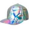 Boland Basecap Holo, olografico, misura regolabile, berretto, cappello, copricapo, cuffia, rapper, costume, festa in maschera, carnevale