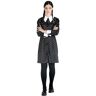 Ciao Mercoledì Addams Vestito Costume Travestimento Bambina Ragazza Originale Wednesday, 12 Anni, Nero/Bianco