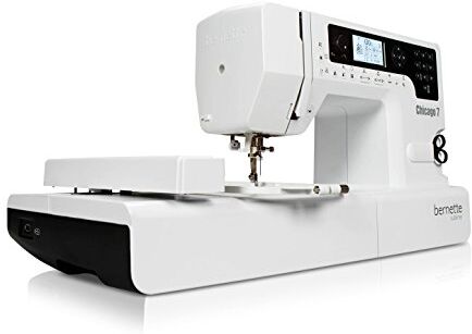 Bernette Bernina / 0115367000 Macchina da Cucire, Cucitrice Automatica, Cucito Creativo, Metallo, Bianco