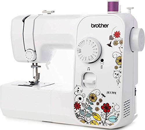 Brother JX17FE (Fantasy Edition) Macchina da Cucire Elettrica Portatile con 17 Punti di Cucitura, Facile per Principianti, Cucitrice Automatica, per Creativo, Professionale, Braccio Libero