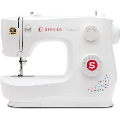 Singer Tradition 2 Macchina da Cucire, Modello Esclusivo, 11 Punti Cucito Integrati, Asola Automatica, Braccio Libero e Accessori Inclusi, Ideale per Principianti e Hobby Singer Tradition 2 Macchina da Cucire, Modello Esclusivo, 11 Punti Cucito Integrati, Asola Automatica, Braccio Libero e Accessori Inclusi, Ideale per Principianti e Hobby
