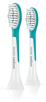 Philips /33 Pack da 2 Testine di Ricambio For Kids Standard per Spazzolino Elettrico Sonico, Per Bambini dai 7 anni in su