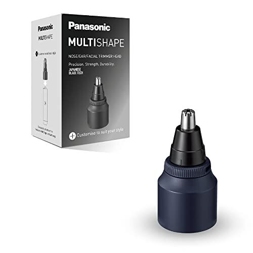 Panasonic Sistema modulare per la cura personale  Multishape ER-CNT1, testina depilatoria per naso, orecchie e viso per uomo, Sable