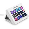 Elgato Stream Deck MK.2 White – Controller da studio, 15 tasti macro, attiva azioni nelle app e in software quali OBS, Twitch, ​YouTube e altro, funziona con Mac e PC