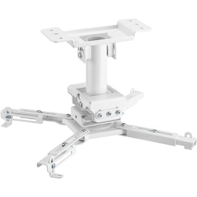 KIMEX 052-3000 Supporto a soffitto per proiettore, Altezza 25cm, Bianco KIMEX 052-3000 Supporto a soffitto per proiettore, Altezza 25cm, Bianco
