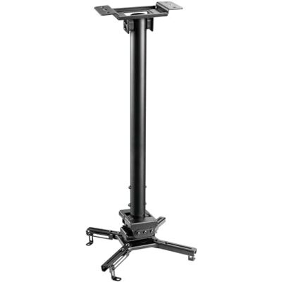 KIMEX 052-3011 Supporto a soffitto per proiettore, Altezza regolabile 60-90cm, Nero KIMEX 052-3011 Supporto a soffitto per proiettore, Altezza regolabile 60-90cm, Nero