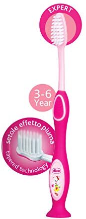 Chicco Spazzolino da Denti 3-6 Anni, Rosa