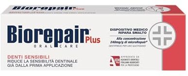 Biorepair plus DENTI SENSIBILI, 4 confezioni da 75 ml