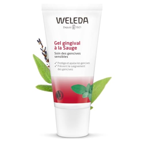 Weleda Balsamo Gengivale, gel lenitivo rinfrescante per gengive, indicato per bambini in dentizione e portatori di protesi dentarie e di apparecchi ortodontici (1X30 ml)