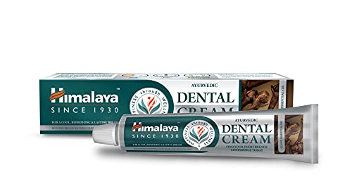 Himalaya Ayurvedic Dental Cream with Essential clove Oil  Prevents cavities, tooth decay Natural Anti-Odour Agent for bad breath  Formulated by dental experts 100g