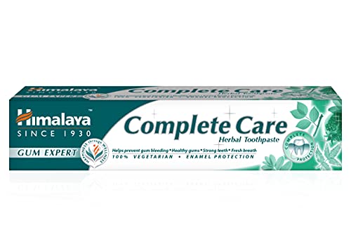 Himalaya Herbals Complete Care Herbal Gum Expert Toothpaste with miswak, neem, pomogrenate Prevents Cavity and Tooth Decay Removes Plague Free from parabens 100% vegetarian- 75ml