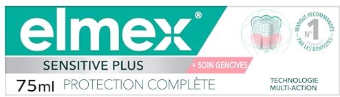 ELMEX Dentifricio  Sensitive Plus Protection Complete 75 ml Aiuta a proteggere contro denti sensibili e irritazione delle gengive, rimineralizza lo smalto anti-tartaro