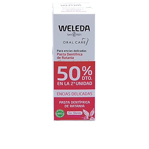 WELEDA Cos Oral Care Pasta Dentífrica Ratania Promo 2 X 75 Ml Unisex