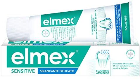 Elmex Dentifricio Sensitive Whitening, 1 Confezione da 75ml