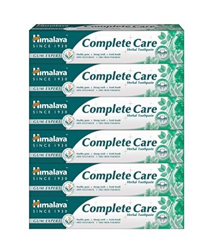 Himalaya Herbal Complete Care Toothpaste  Anti Inflammation, Anti-oxidant, Prevents Bleeding or Swollen Gum 100% Vegetarian Herbal Toothpaste- 75ml (Pack of 6)