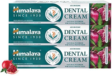 Himalaya Herbals Dental Cream Dentifricio 100g antinfiammatorio, antirigidità, protezione delle gengive Cura dentale Igiene Dentifricio (3-Pack)